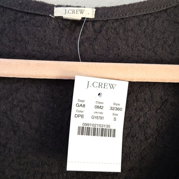 J Crew Black Full Sequin Disco Ball Raw Edged Small Tank Top Y2K Party - Picture 4 of 5